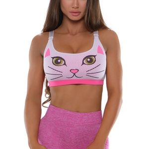 Bombshell Sportswear Kitty Meow sports bra FOR MAG